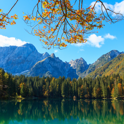 Jezera Julijskih Alpi iz Istre